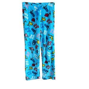 Dr. Seuss "One Fish, Two Fish, Red Fish, Blue Fish" Lounge Pajama Pants Size S